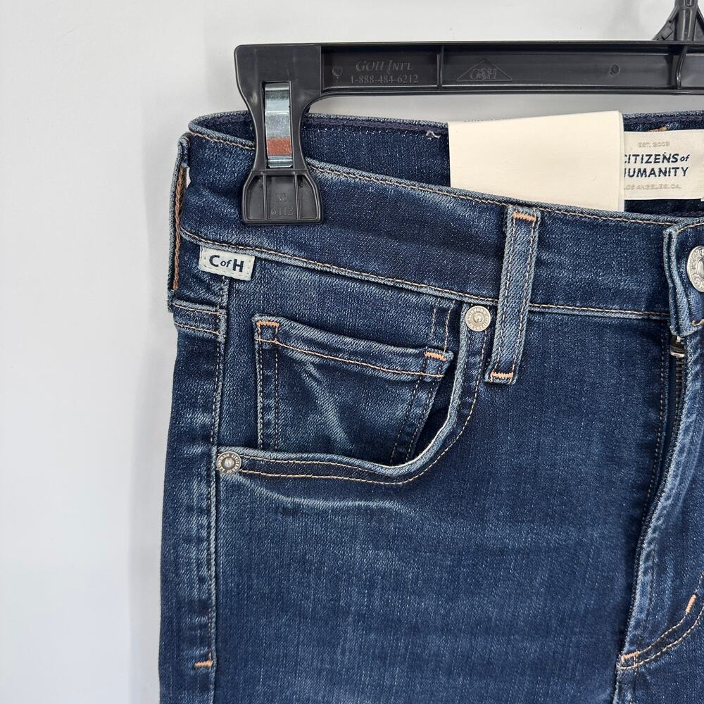 CITIZENS OF HUMANITY NWT Isola Straight Crop Denim Jeans in Courtland // 24 - Picture 5 of 11